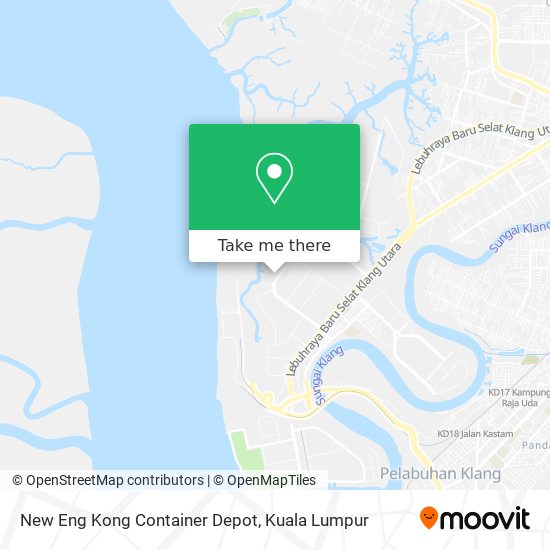 New Eng Kong Container Depot map