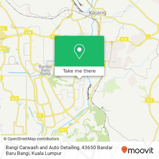Bangi Carwash and Auto Detailing, 43650 Bandar Baru Bangi map