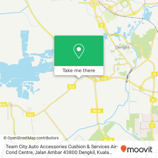 Team City Auto Accessories Cushion & Services Air-Cond Centre, Jalan Ambar 43800 Dengkil map