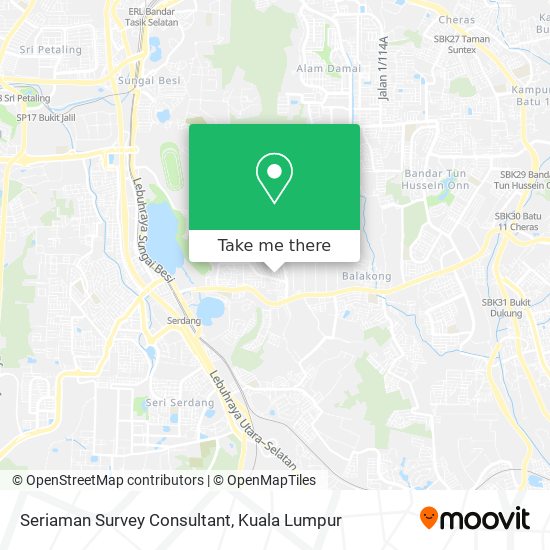 Seriaman Survey Consultant map