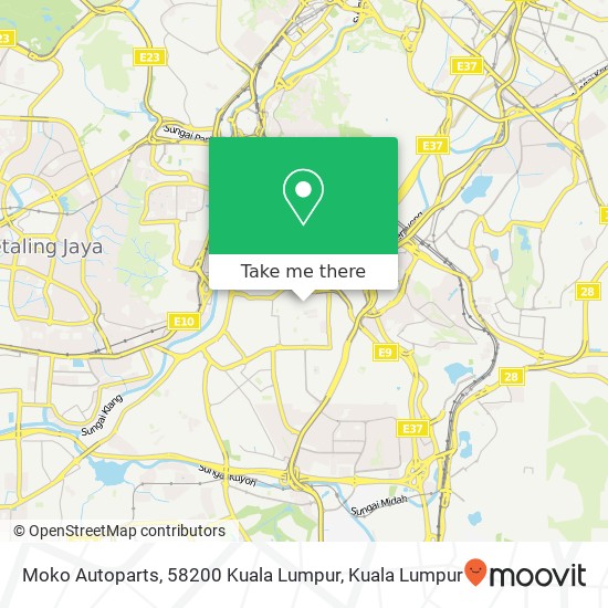 Moko Autoparts, 58200 Kuala Lumpur map