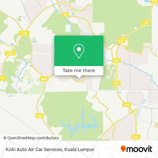 Koki Auto Air Car Services map