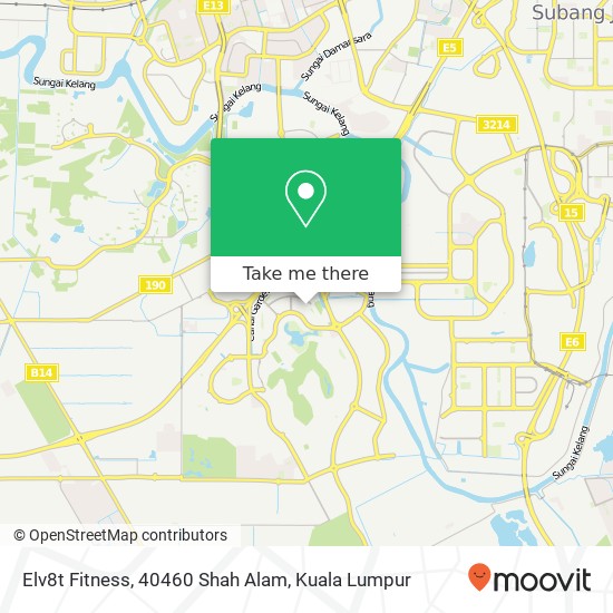 Elv8t Fitness, 40460 Shah Alam map