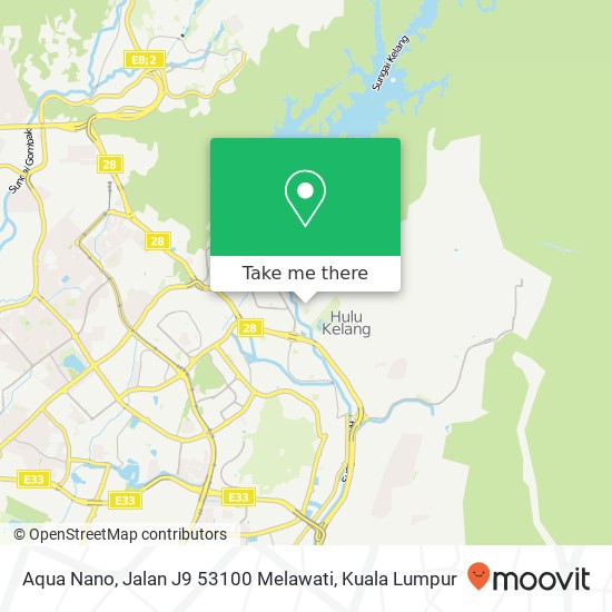 Aqua Nano, Jalan J9 53100 Melawati map