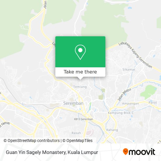 Guan Yin Sagely Monastery map