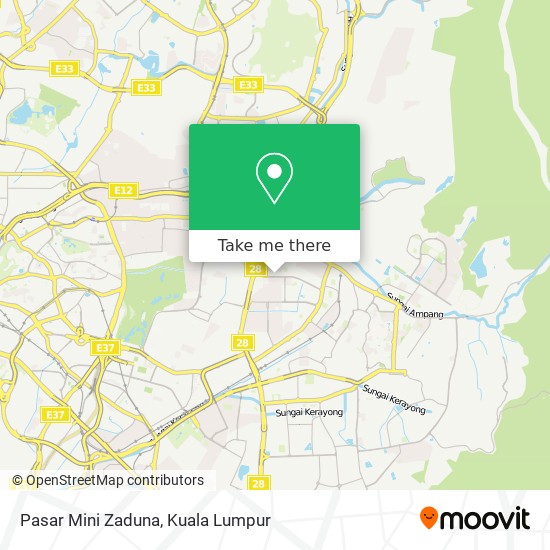 Pasar Mini Zaduna map