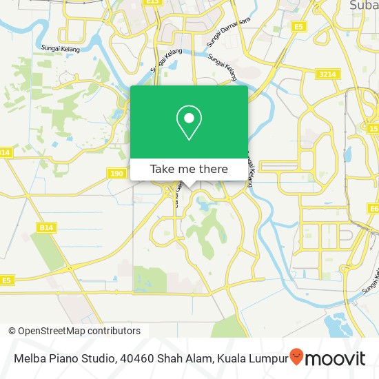 Melba Piano Studio, 40460 Shah Alam map