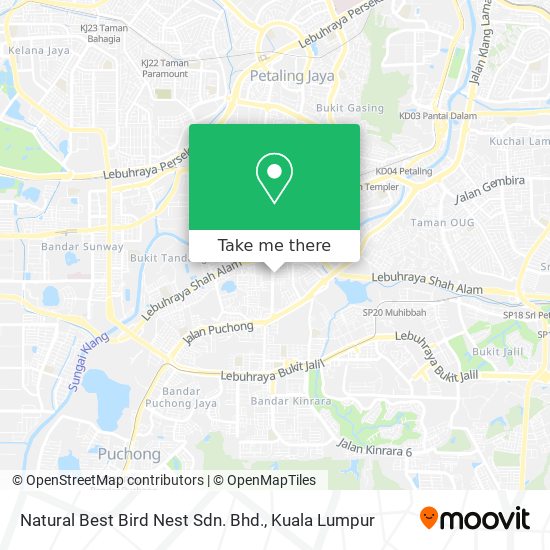 Natural Best Bird Nest Sdn. Bhd. map