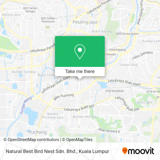 Natural Best Bird Nest Sdn. Bhd. map