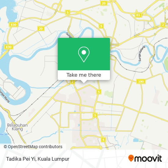 Tadika Pei Yi map