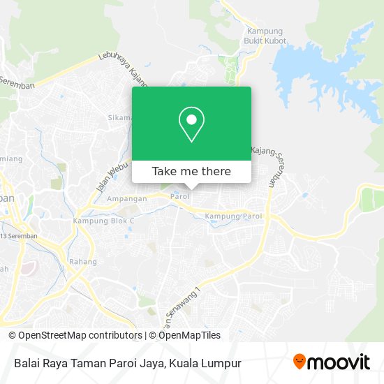 Balai Raya Taman Paroi Jaya map