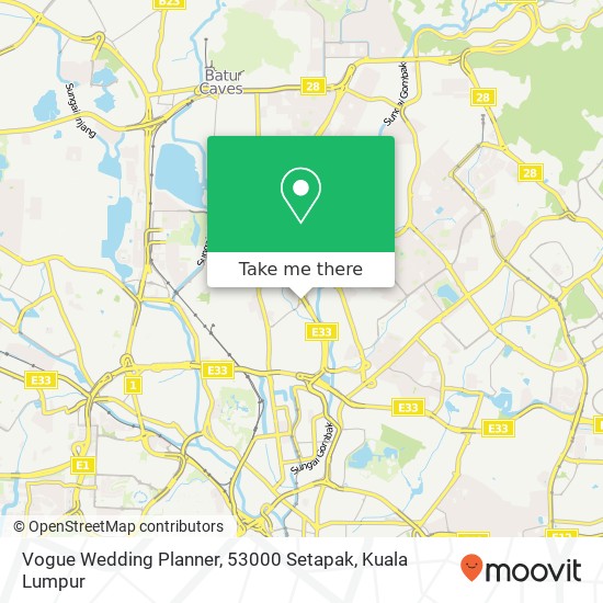 Peta Vogue Wedding Planner, 53000 Setapak