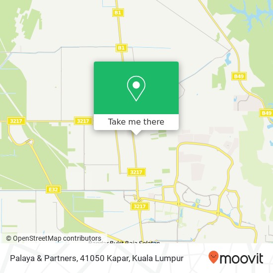 Peta Palaya & Partners, 41050 Kapar