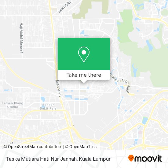 Taska Mutiara Hati Nur Jannah map