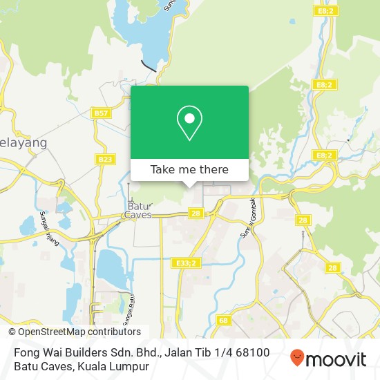 Fong Wai Builders Sdn. Bhd., Jalan Tib 1 / 4 68100 Batu Caves map