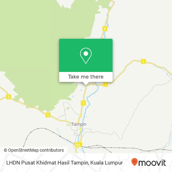 LHDN Pusat Khidmat Hasil Tampin map