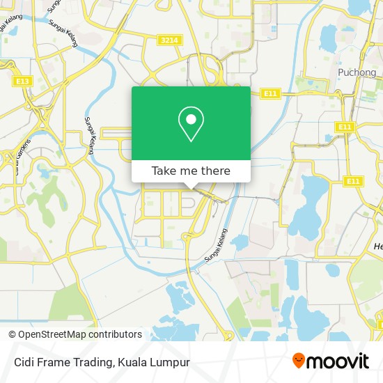 Cidi Frame Trading map