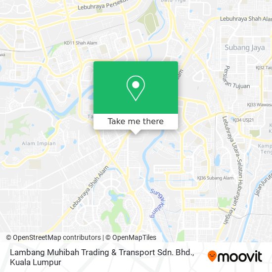 Peta Lambang Muhibah Trading & Transport Sdn. Bhd.