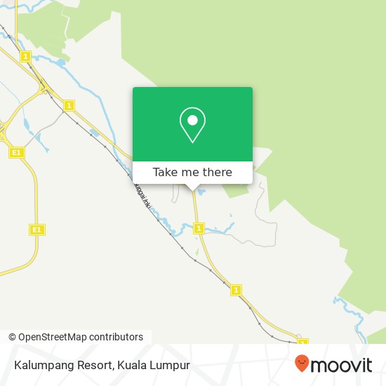 Kalumpang Resort map