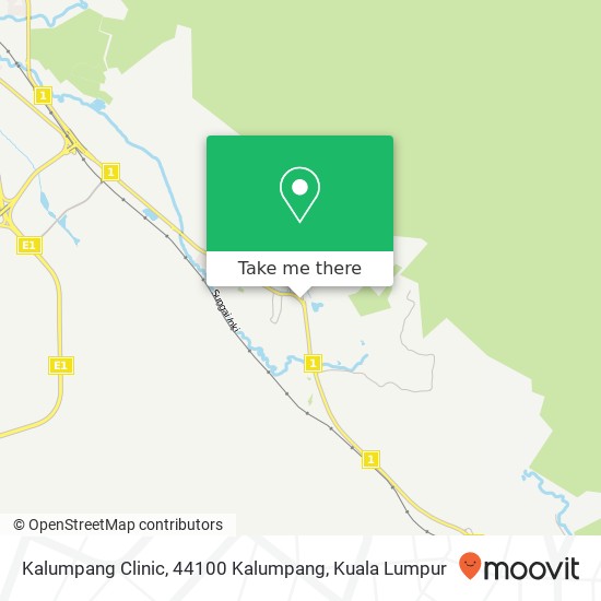 Peta Kalumpang Clinic, 44100 Kalumpang