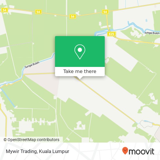 Peta Mywir Trading, Jalan Rizab Dahlan 2 45800 Jeram