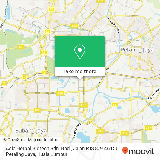 Peta Asia Herbal Biotech Sdn. Bhd., Jalan PJS 8 / 9 46150 Petaling Jaya