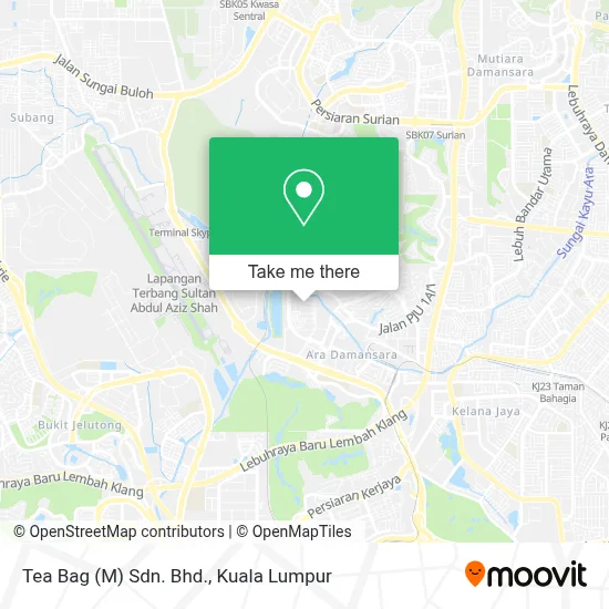 Tea Bag (M) Sdn. Bhd. map
