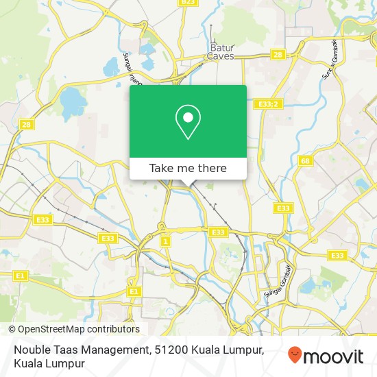 Nouble Taas Management, 51200 Kuala Lumpur map