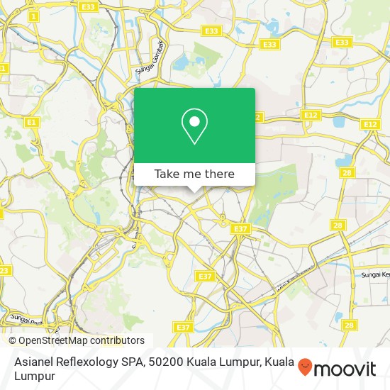 Asianel Reflexology SPA, 50200 Kuala Lumpur map
