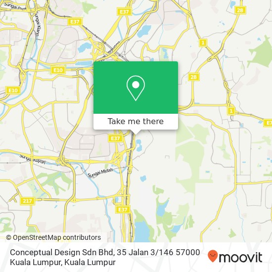 Conceptual Design Sdn Bhd, 35 Jalan 3 / 146 57000 Kuala Lumpur map