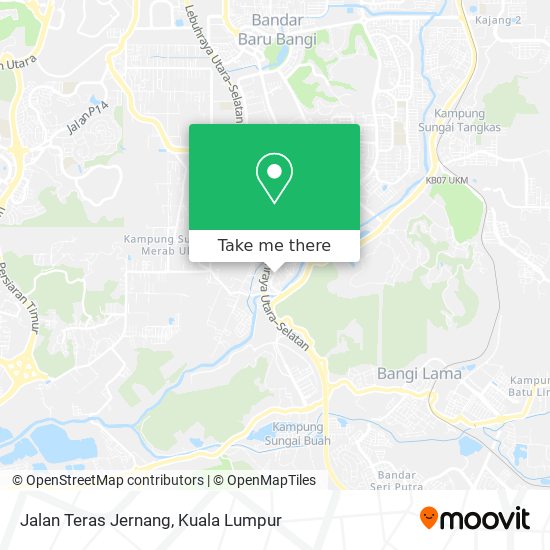 Jalan Teras Jernang map