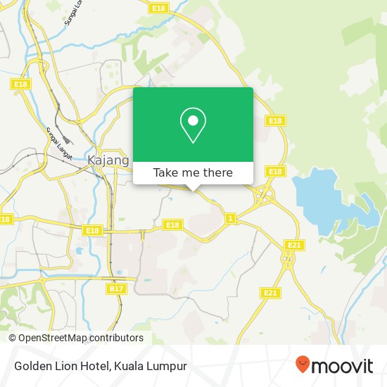 Golden Lion Hotel map