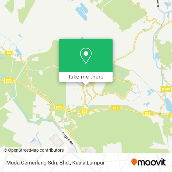 Muda Cemerlang Sdn. Bhd. map