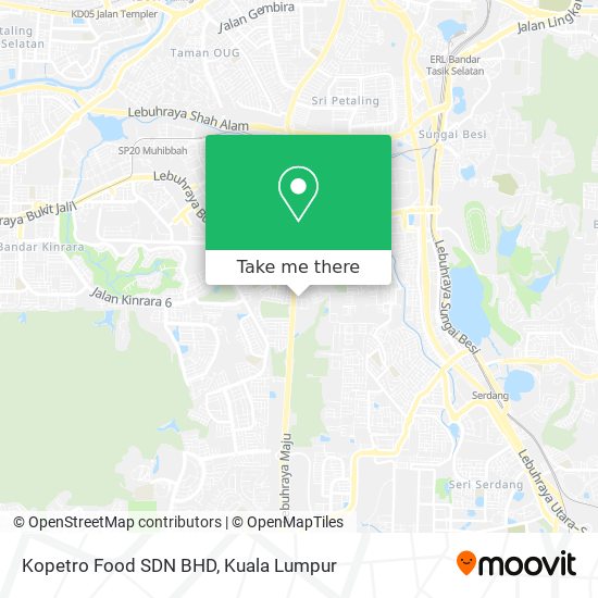 Peta Kopetro Food SDN BHD