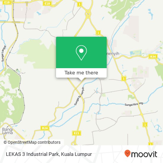 Peta LEKAS 3 Industrial Park