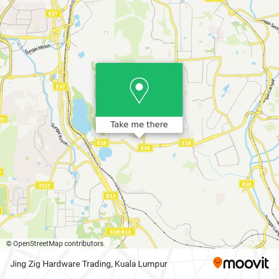 Jing Zig Hardware Trading map