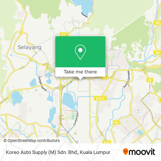 Koreo Auto Supply (M) Sdn. Bhd, map