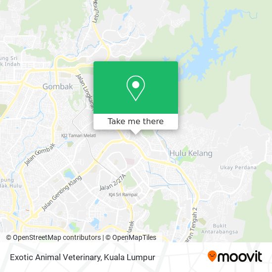 Exotic Animal Veterinary map