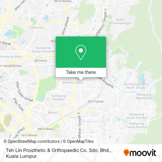 Teh Lin Prosthetic & Orthopaedic Co. Sdn. Bhd. map