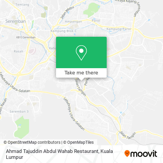 Ahmad Tajuddin Abdul Wahab Restaurant map