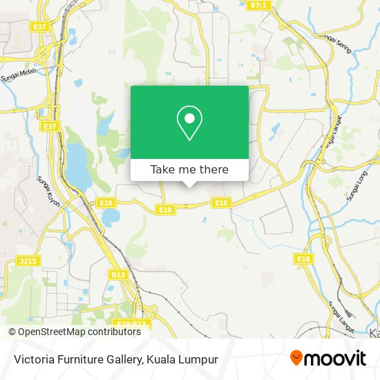 Victoria Furniture Gallery map