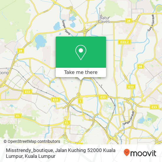 Misstrendy_boutique, Jalan Kuching 52000 Kuala Lumpur map