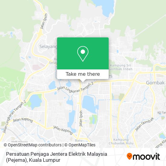 Peta Persatuan Penjaga Jentera Elektrik Malaysia (Pejema)