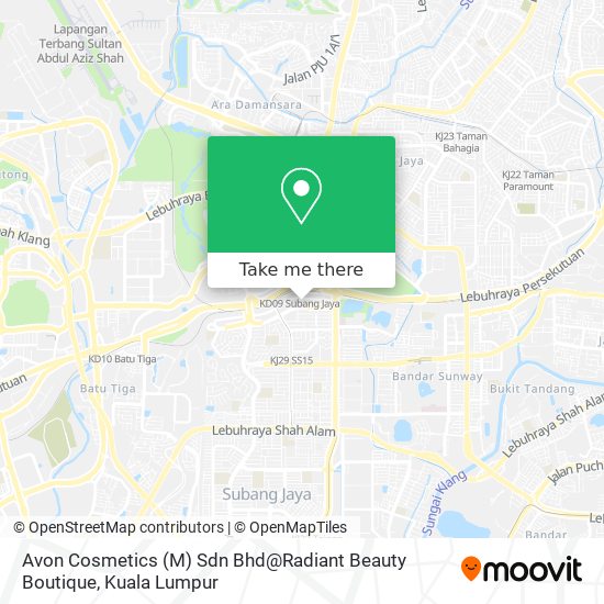 Avon Cosmetics (M) Sdn Bhd@Radiant Beauty Boutique map