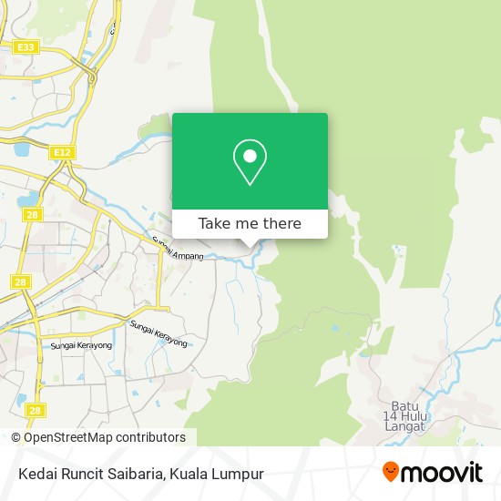 Kedai Runcit Saibaria map