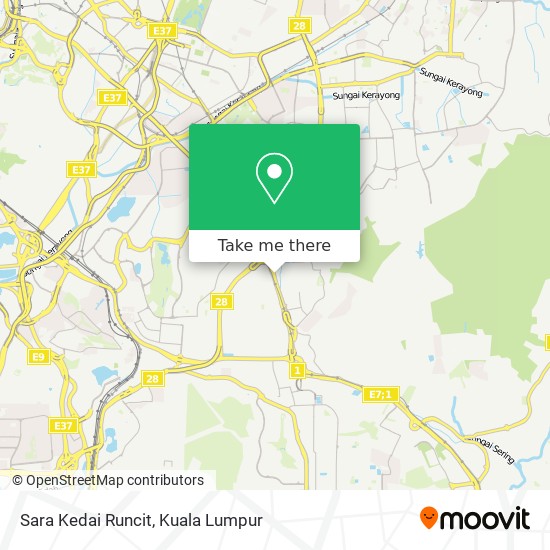 Sara Kedai Runcit map