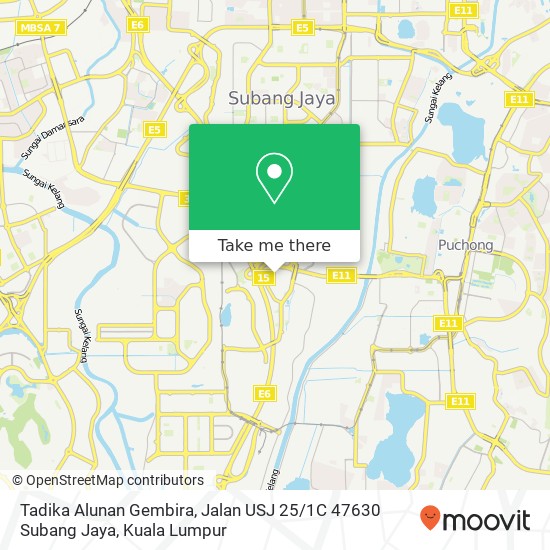 Tadika Alunan Gembira, Jalan USJ 25 / 1C 47630 Subang Jaya map