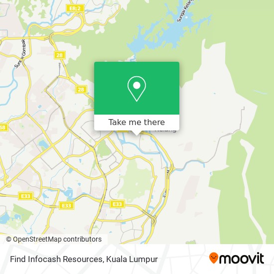 Find Infocash Resources map