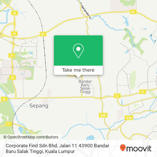 Corporate Find Sdn Bhd, Jalan 11 43900 Bandar Baru Salak Tinggi map