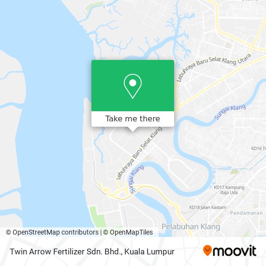 Twin Arrow Fertilizer Sdn. Bhd. map